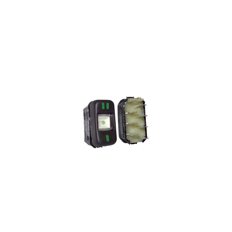 INTERRUPTOR PAINEL 12V PRETO MB 88 - 12 (3931020 KOSTAL)/(.)