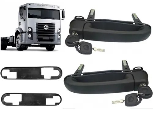 PAR MAÇANETA EXTERNA CAMINHÃO VW CONSTELLATION C/ CALÇO PAR (KT-BBM015.16.23022ML)/(2R2837205)