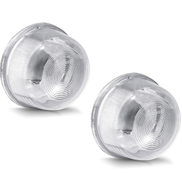 PAR LANTERNA LATERAL CRISTAL S/ SOQUETE MB 1938S/1933/2541 (KT2XPL0466ML)/(PL04660022)