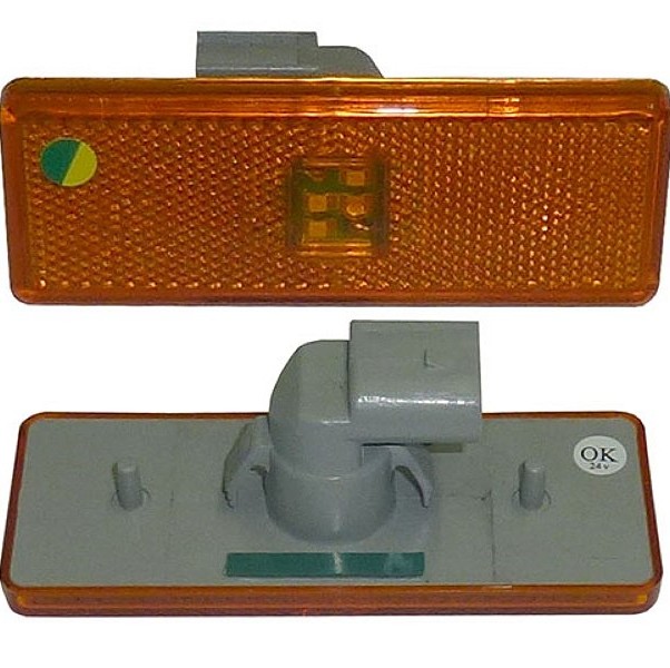 PAR DE LANTERNAS DELIMITADORA AMBAR MB ACTROS/ATEGO 24V LED (KT2XPL04922461ML)/(0005447511)